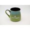 Dexsa Coffee Tea Soup Ceramic Mug | He alone is my rock and my salvation, my fortress where I will not be shaken Psalm 62:6 | 16 ounce Designer Mug with Inspiring Sentiment | Elegant Pottery Look